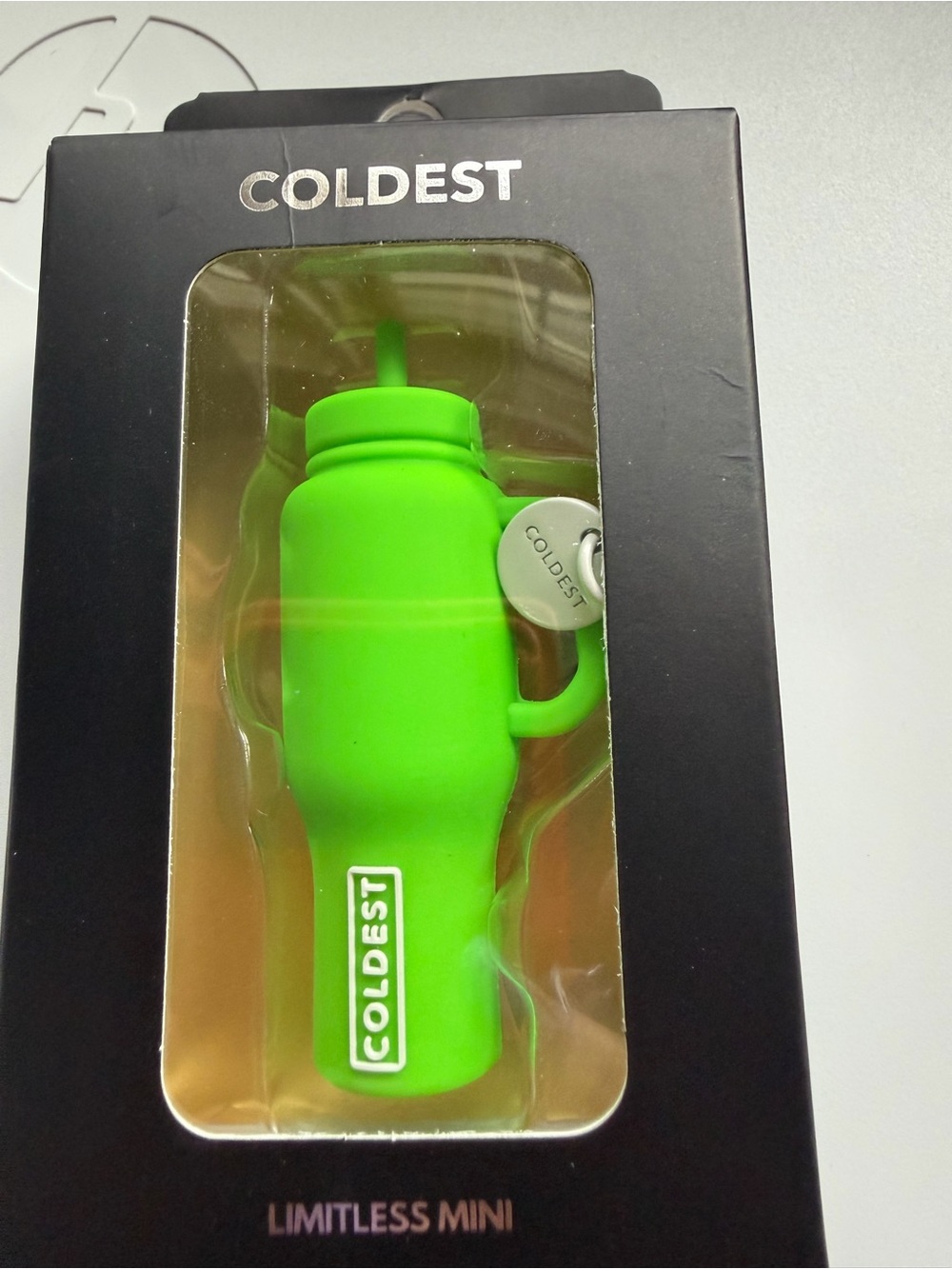 Limitless Mini Green coldest Silicone keychain